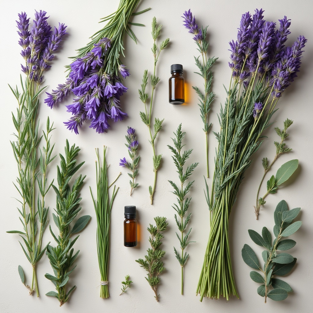 Piante aromatiche mediterranee lavanda rosmarino timo